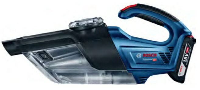 ボッシュ BOSCH 18Vコードレスクリーナー GAS18V-1N 吸引力が持続！ お手入れもごみ捨ても簡単な18Vコードレスクリーナー 2段階ローテーションテクノロジー採用により、吸引力が持続。 