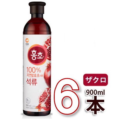 送料無料 ホンチョ ザクロ 紅酢 飲む紅酢 ざくろ 900mlx6本 ホンチョ ざくろ【送料無料】飲むお酢 6本 選べる ホンチョ ミチョ 健美酢 美