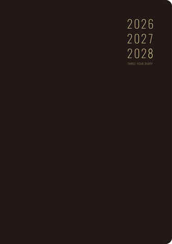 高橋書店 2026年 手帳・ダイアリー (84) 3年卓上ニューダイアリー A5 黒 見開き4日3年分 送料無料