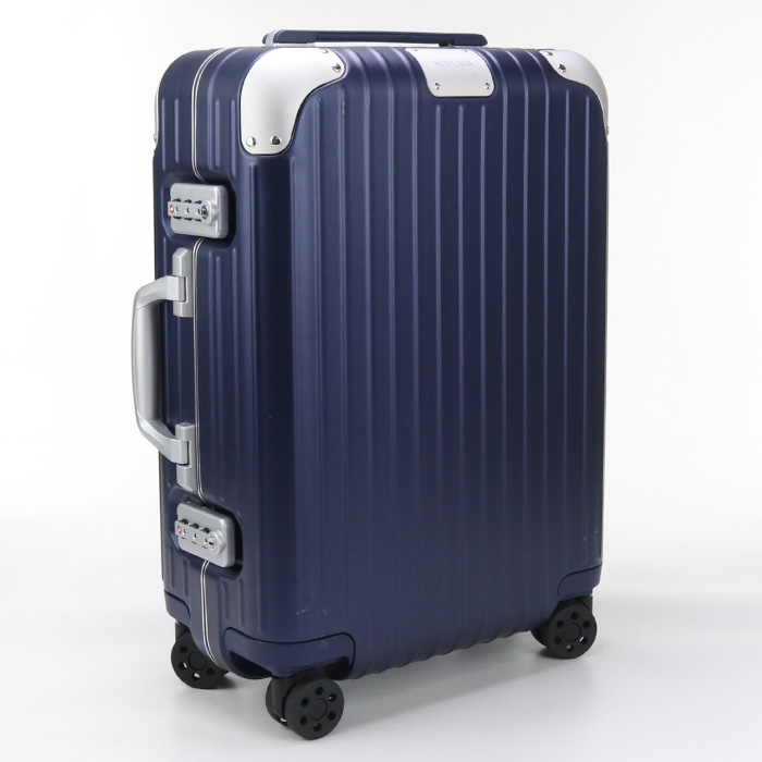 中古良品RIMOWA リモワ キャリーケース 883.52 ハイブリッド キャビンS ユニセックス ブルー