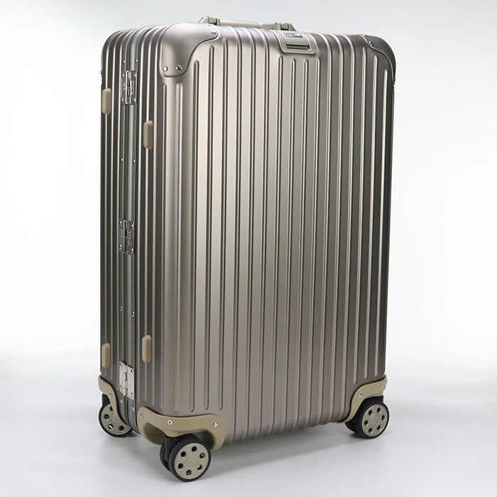 中古美品RIMOWA リモワ キャリーケース 924.63 トパーズ ユニセックス ゴールド