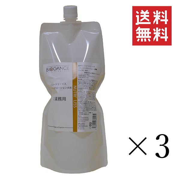 ニュートリ・リス ブラッシングローション 犬用 1L(1000ml) ■商品説明 天然マンゴーエキスの配合。ノン・オイリー＆静電気防止タイプのブラッシングローションです。 毎日のお手入れに使える自然派