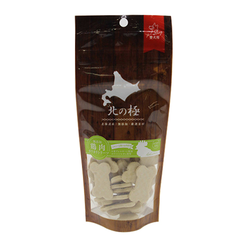 ファイン・ツー 北の極 鶏肉カリカリトリーツ80g×10個 ■商品特徴 ホワイトソルガムとは…小麦アレルギーの原因と言われているグルテンを含まないタカキビ科の一種です。 各種アミノ酸やミネラル、食物繊
