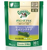 商品説明■商品詳細 大切な愛犬・愛猫に、おやつの喜びと健康上の価値を届ける シニア犬でもしっかり噛める硬さや弾力性。 関節の健康維持のために緑イ貝やフィッシュオイル含有。 ・内容量：249g（30本入