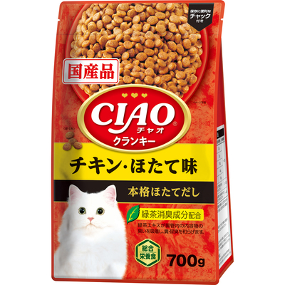 商品説明■商品特徴 毛玉配慮、低脂肪設計、皮膚・被毛、腎臓、消臭など、猫ちゃんの健康に配慮した素材を配合。 粒をほたてと昆布の合わせだしで味付けすることで、飽きのこない香りと味わいに仕上げました。 4
