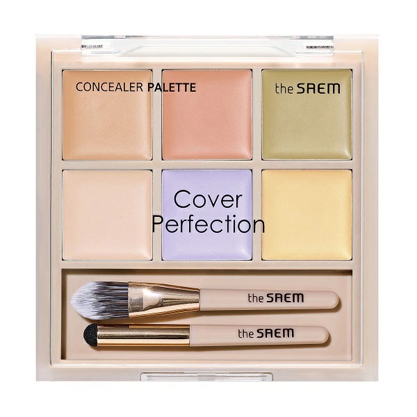 ザ セム カバーパーフェクション コンシーラー パレット 01 カバー＆コレクト the SAEM 韓国コスメ【メール便可】(183670)