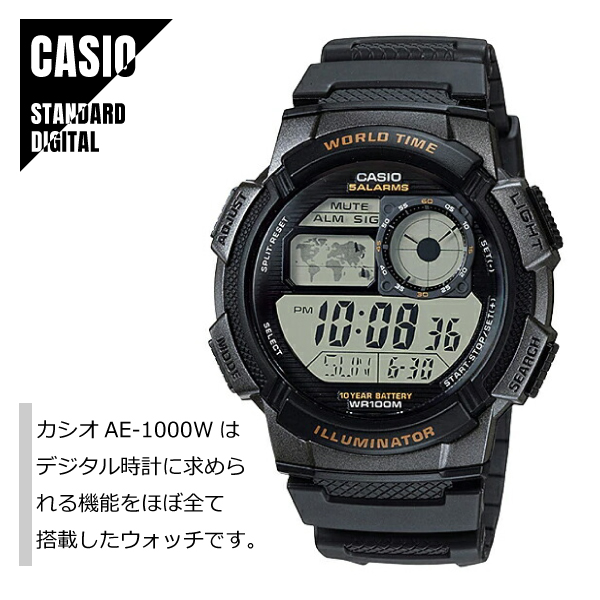 サイズ (H×W×D)：48.1×43.7×13.7mm 質量：40g ケース素材：樹脂 ベルト素材：樹脂 風防：樹脂ガラス 腕周り： 仕様： ・ムーブメント：クォーツ（電池式） ・10気圧防水・マル