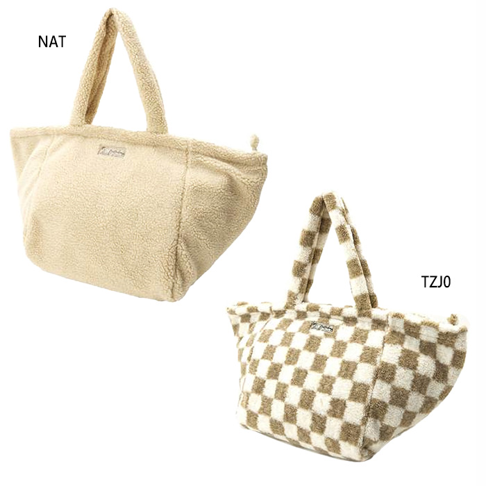 ビラボン レディース ドリームアウェイ シェルパ DREAMAWAY SHERPA トートバッグ 鞄 ファスナー ベージュ 送料無料 BILLABONG BE014938