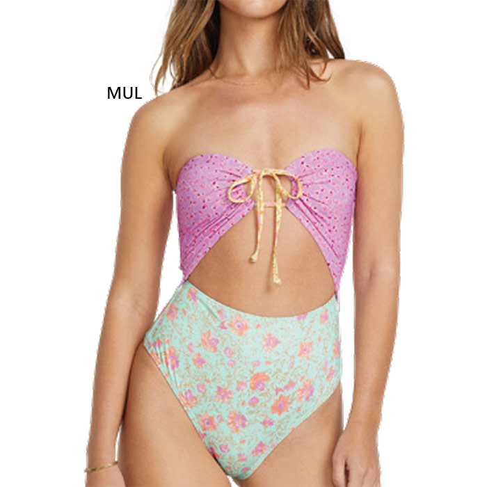 ビラボン レディース FOLK STORY ANDREW 1PC 水着 カジュアル水着 送料無料 BILLABONG BF013826