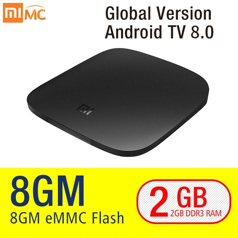 Global Ver. Xiaomi Mi TV Box 3 Android 8.0 4K 8GB HD WiFi Bluetooth Multi-language Yout AT3808通販セール状況　外国語　翻訳　通訳　通販