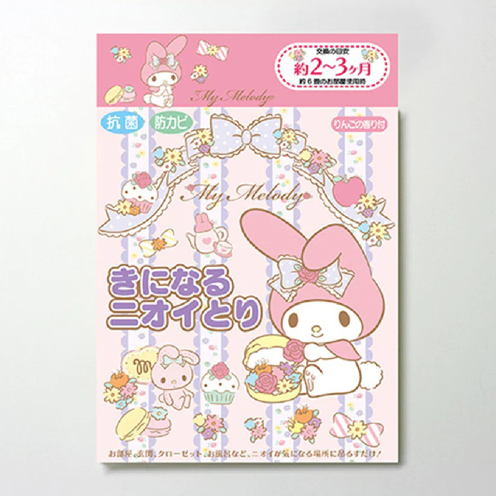 ※こちらの商品は6箱セットになります。 マイメロディ 型とリンゴ型の2シートが、 お家やオフィス・車のカビやニオイに効きます。 かわいい見た目とほのかなリンゴの香りつきで、空間に癒しをもたらします。 