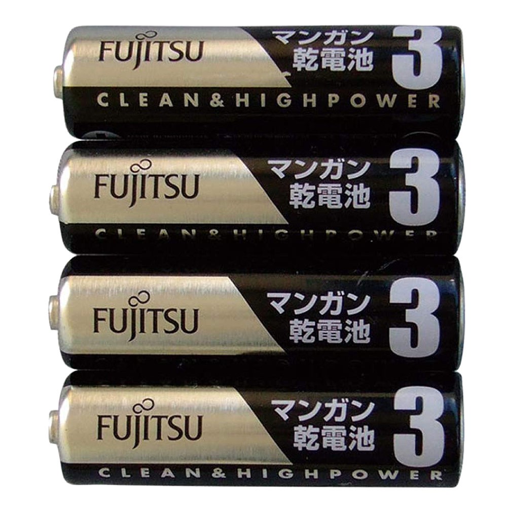 富士通 マンガン電池 単3形 4本入 10個セット