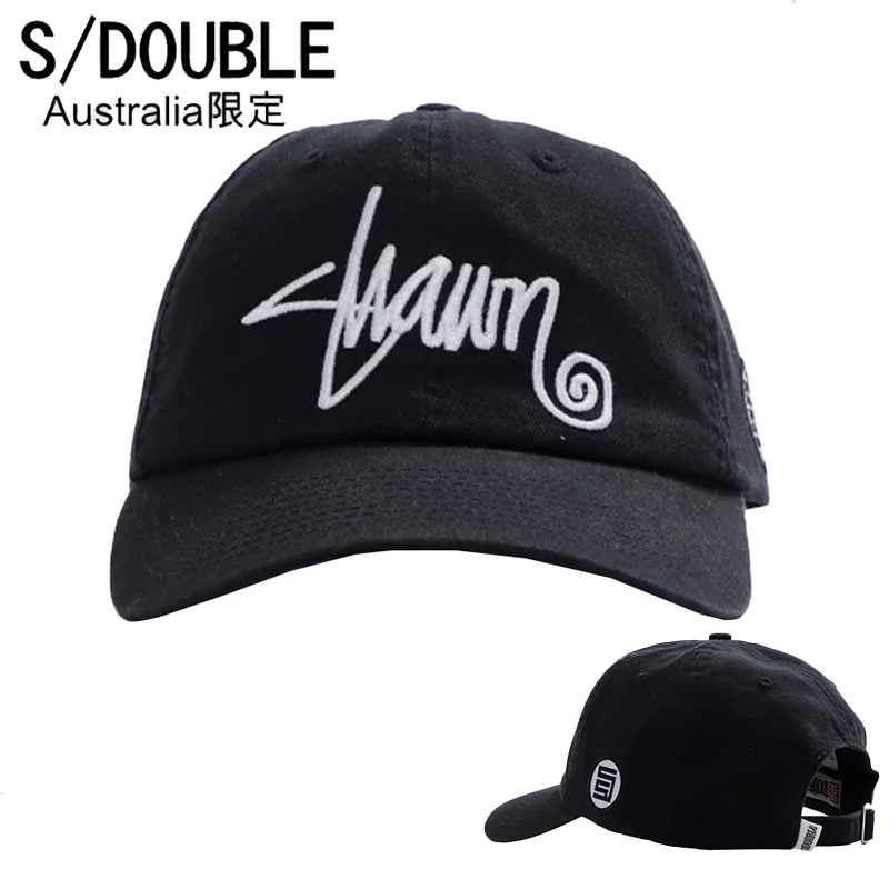 【商品名】 S Double Shawn Script Strapback Black S ダブル ショーンスクリプトストラップバック ブラック 【カラー】 Black ブラック 【サイズ】 ワンサイ