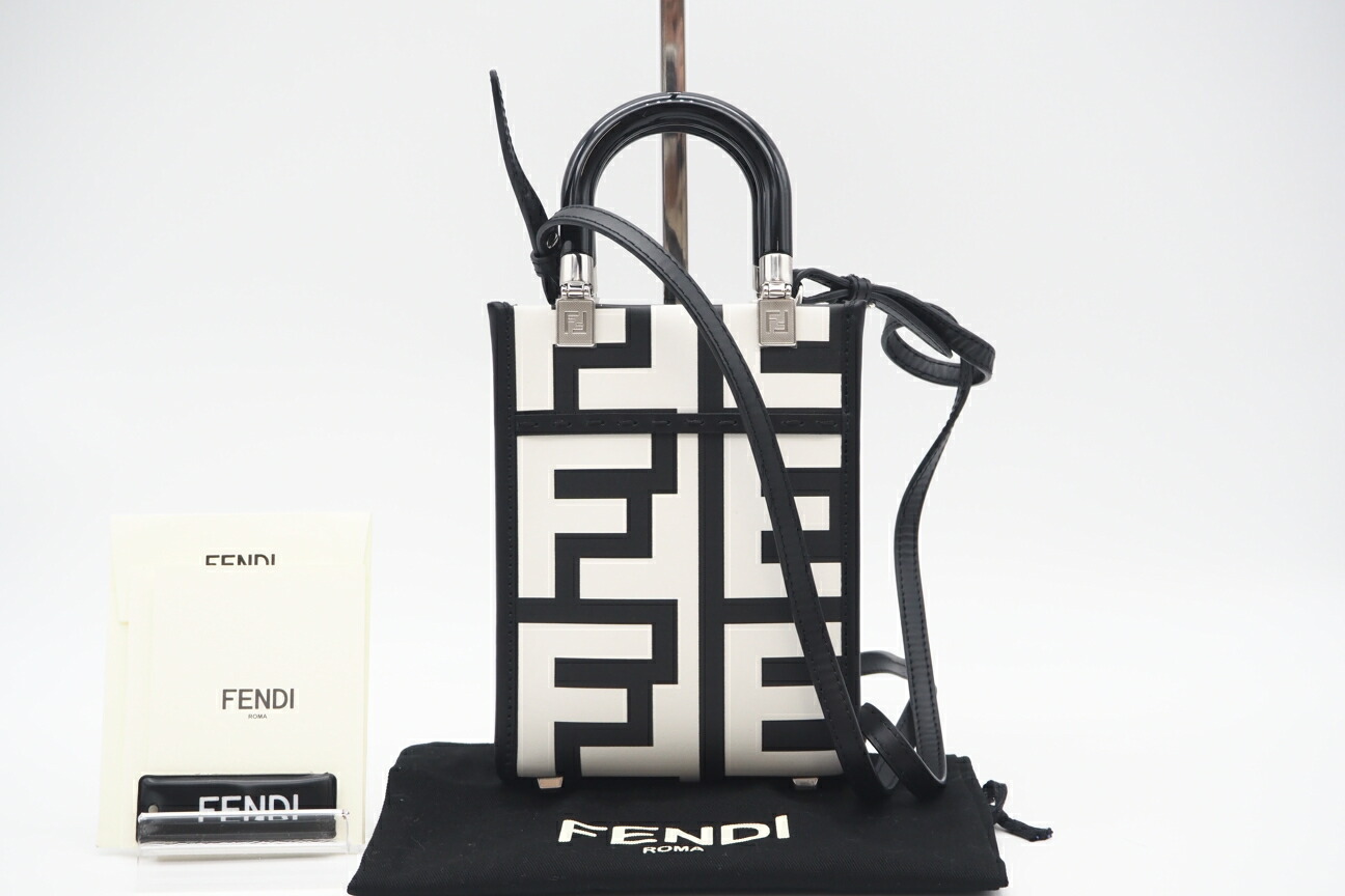 ☆安心の3大保証☆ ABランク &#8810;FENDI フェンディ/2WAYバッグ&#8811; 8BS051 サンシャイン フェンディ×マークジェイコブス ショッパースモール