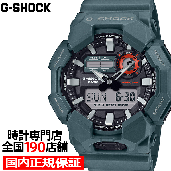 1983年の発売以来、飽くなき強さを求めて進化を続けるタフネスウオッチG-SHOCKから、10年バッテリーの新定番モデルです。 商品番号：GA-010-2AJF シリーズ：ANALOG-DIGITAL