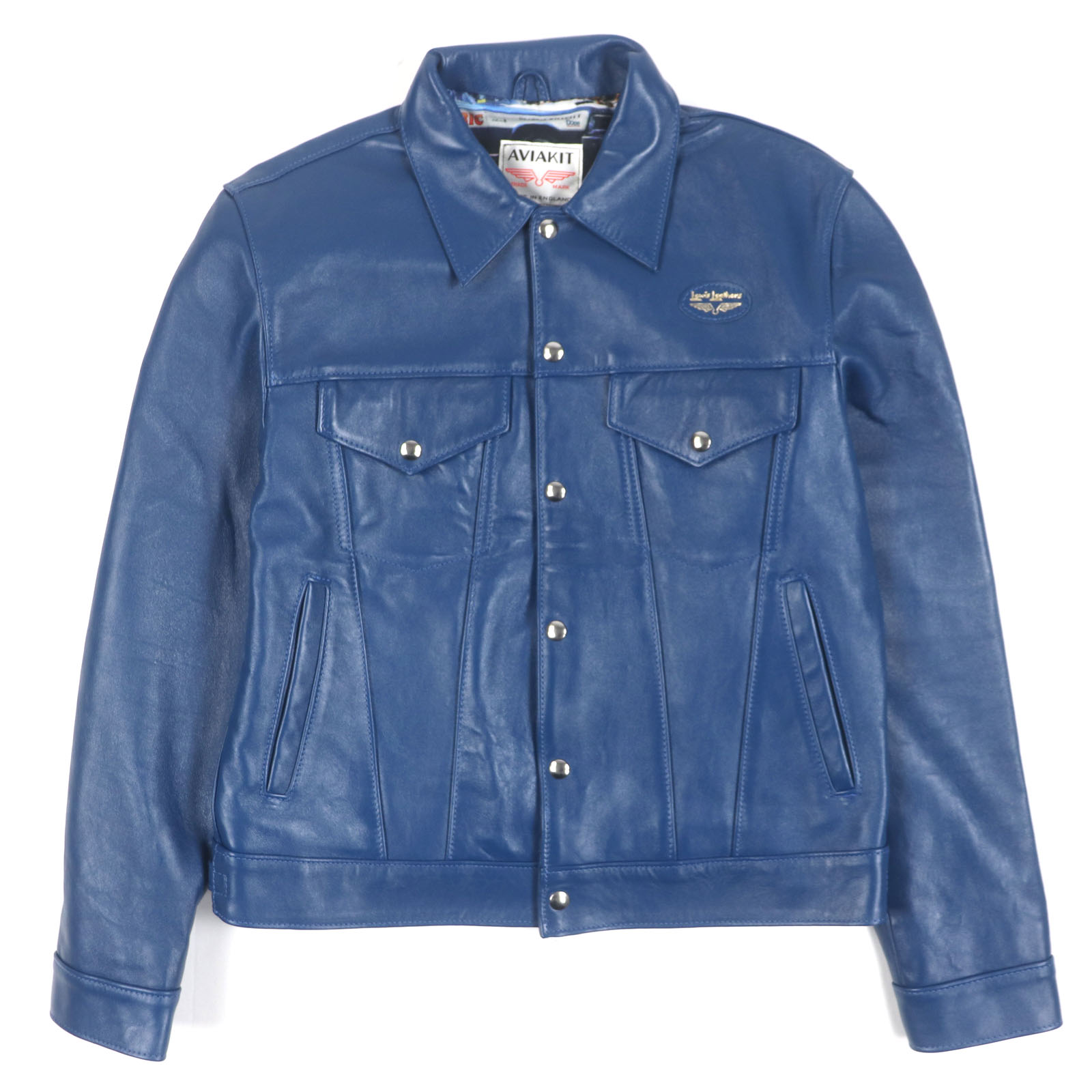 極美品▼Lewis Leathers HYSTERIC GLAMOUR ルイスレザー ヒステリックグラマー 2251IB01 WESTERN JACKET ラムレザージャケット L 正規品