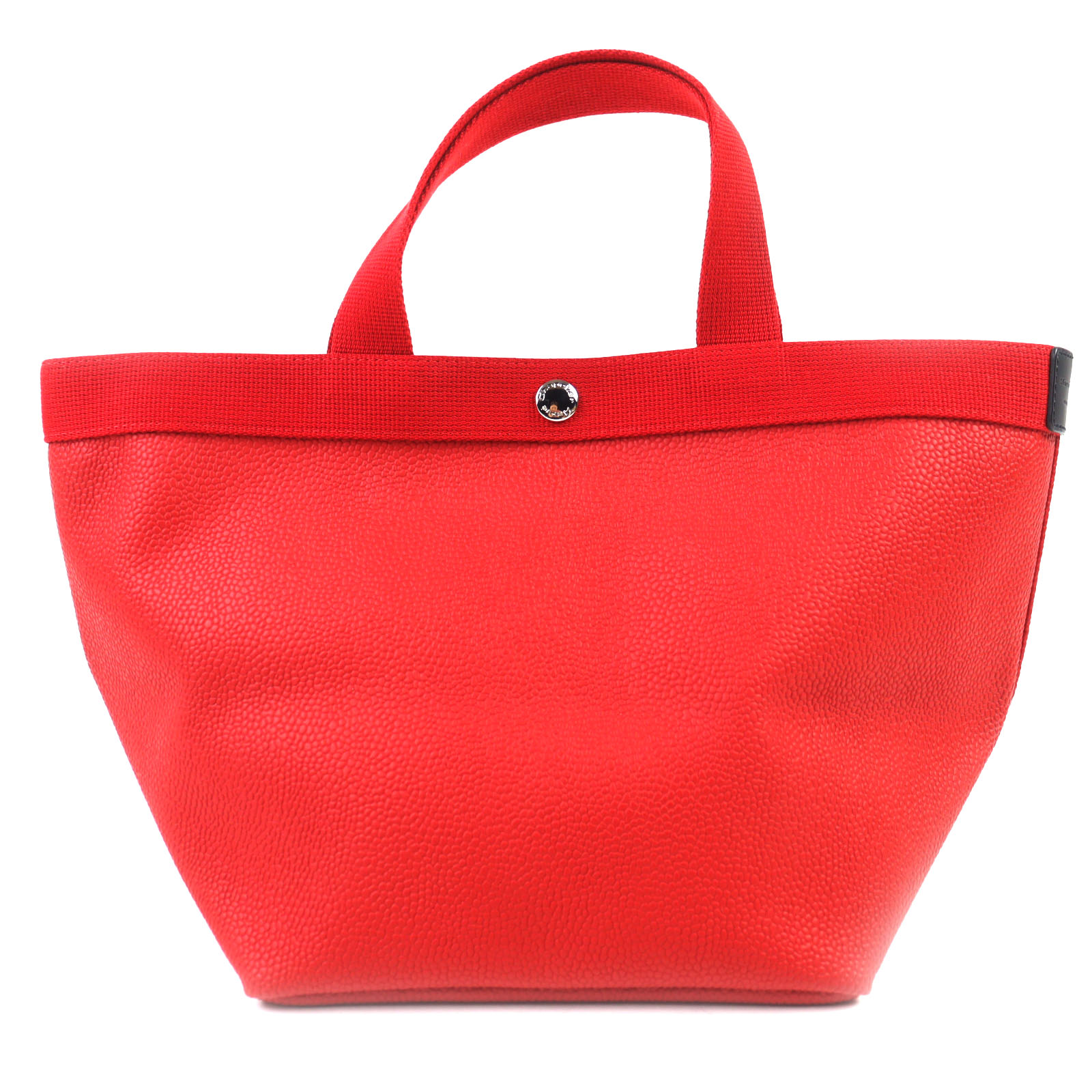 極美品◇Herve Chapelier エルベ・シャプリエ 707GP レザーロゴパッチ付 リュクス舟型 コーテッドキャンバス トートバッグ M フランス製