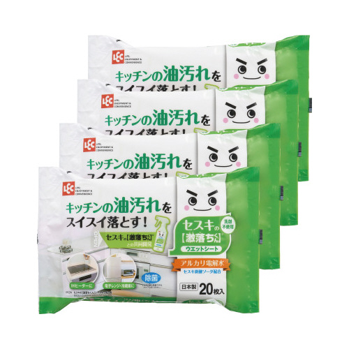 話題の「セスキ炭酸ソーダ」と「アルカリ電解水」を配合したお掃除シート。キッチンの油汚れに。アルカリの力でスッキリお掃除。水拭きでは取れない汚れをマイナスイオンが包み込んで浮かせて落とします。●寸法/１