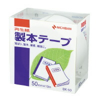 白 ５０mm×１０ｍ●テープ基材は古紙パルプ配合率５０%●仕様書や文書などの簡易製本、本やノートの補強、補修に便利な商品です。