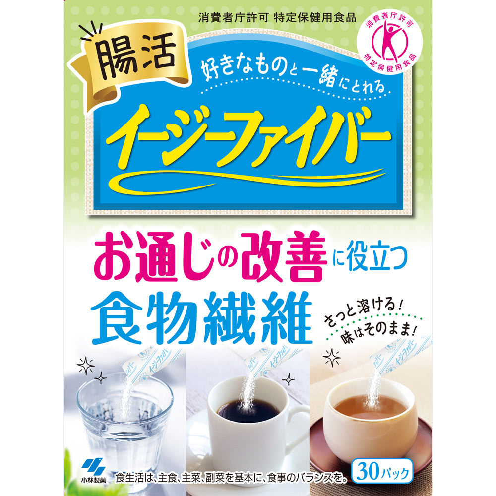 特徴 さっと溶ける！味はそのまま！ 1．お通じの改善に役立ちます 食物繊維が便通の改善を促します。 2．4.2gの食物繊維 1パックで食物繊維が4.2g。 1日1パックで不足しがちな量が補えます。 3