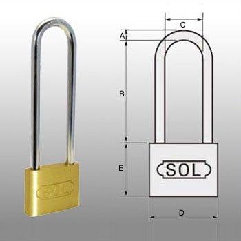【商品番号】1340278【商品番号】1340278SOL 2500 ステンロック ツル長 同一鍵定番 60 #ネジ・釘・金属素材 》》 チェーンJANコード：4994421154601