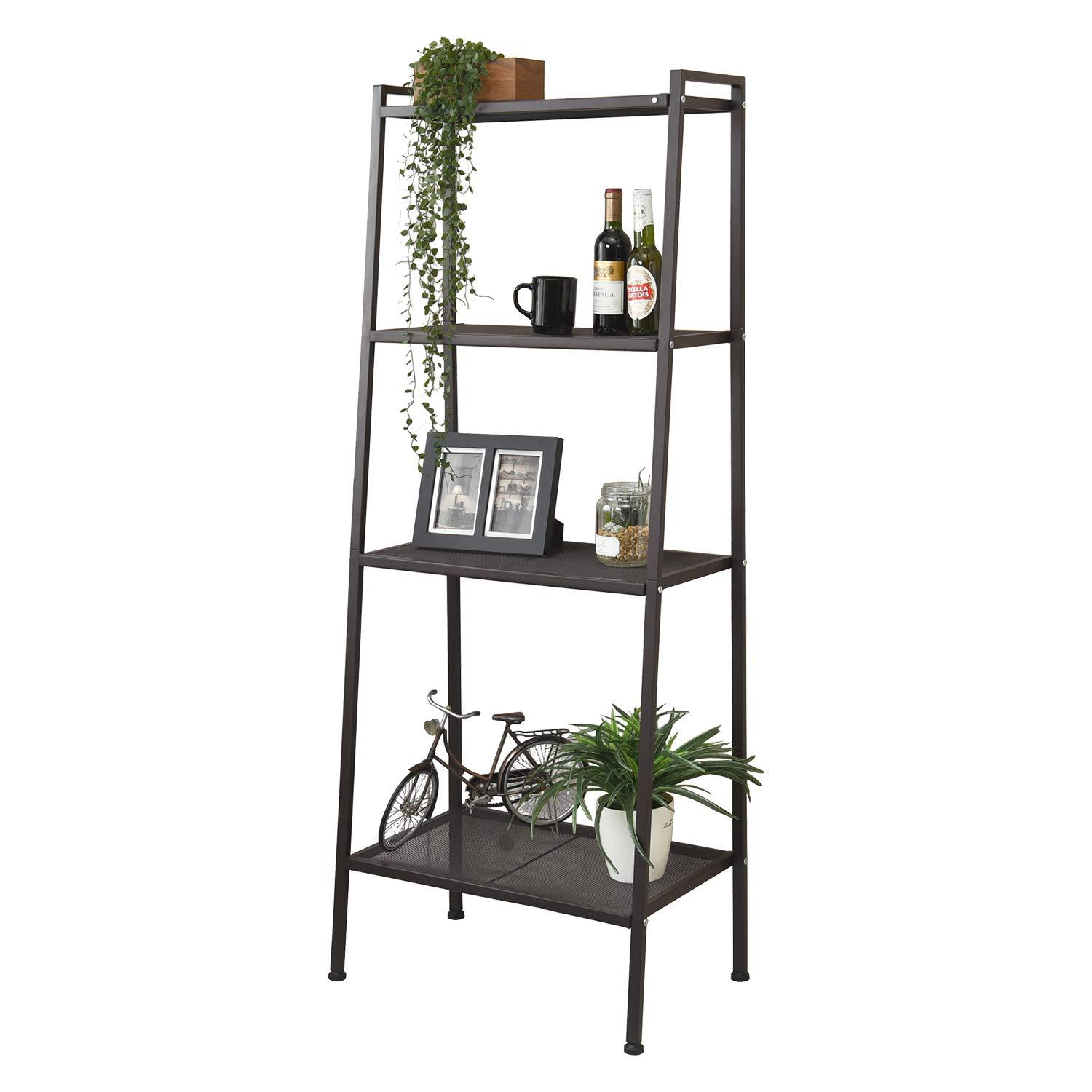 【商品番号】15890356【商品番号】15890356萩原 オープンラック シェルフ スチールラック 棚 【くすみカラー】メッシュタイプ ダークブラウン KR-3367DBR収納家具》オープンシェル