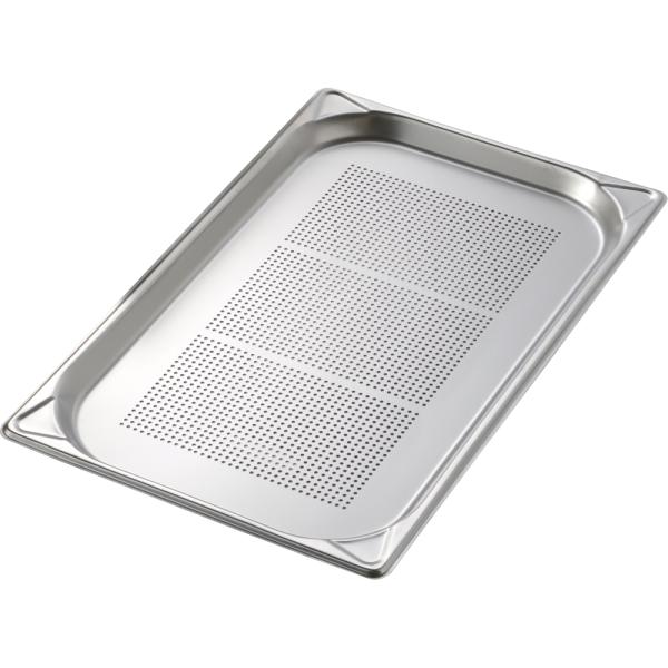 【商品番号】16622959【商品番号】16622959.ステンレスGNパン(穴明) 1/2 100mm EM8012100PFE 1個調理器具》バットJANコード：4967151304417