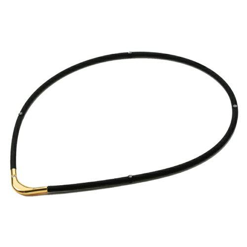 ファイテン ジキチタンネックレスS-2_BK/GD_55CM (TG861054)