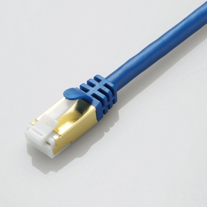 【商品番号】2107321【商品番号】2107321エレコム CAT7対応 ツメの折れないLANケーブル/10m/ブルーメタリック(LD-TWST/BM100)PCケーブル》LANケーブルJANコード