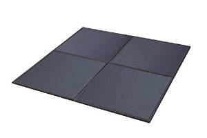 イケヒコ 水拭きできる ポリプロピレン 置き畳 ユニット畳 『スカッシュ』 ブラック 82×82×1.7cm(9枚1セット) 軽量タイプ