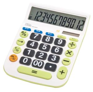 【商品番号】3558634【商品番号】3558634ナカバヤシ 電卓 デスクトップ大型キータイプL 12桁 税計算機能付 ECD-8503G電卓》関数電卓JANコード：4902205550112