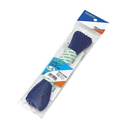 【商品番号】4205948【商品番号】4205948トラスコ中山(TRUSCO) TRUSCO パイレンカラーロープ 3つ打 線径5mm X長さ10m 青 R510P物流・保管用品》ロープJANコード