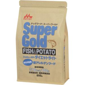 【商品番号】5212586【商品番号】5212586森乳サンワールド スーパーゴールド フィッシュ＆ポテト ダイエットライト 800g 単品ドッグフード》ドライJANコード：4978007004559