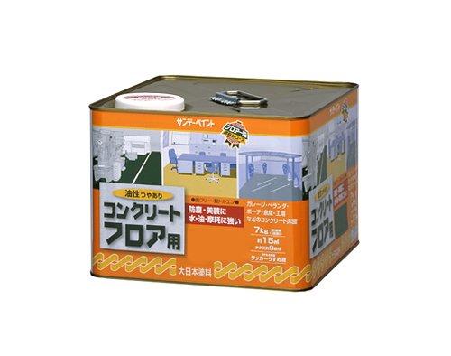 【商品番号】6659205【商品番号】6659205267606サンデーペイント 油性コンクリートフロア用 7kg 若竹色8186407塗装材》塗料缶・ペンキJANコード：4906754267606