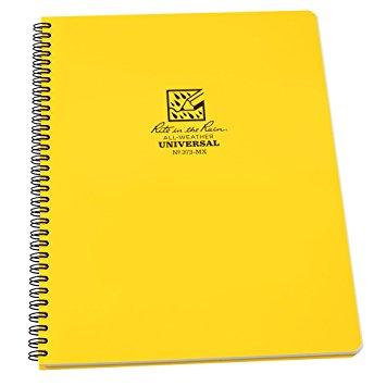 【商品番号】6664211【商品番号】6664211Rite in the Rain 373MXRITR 8 1/2X11 スパイラルノートブック ユニバーサル イエロー8353865はがき・レター》