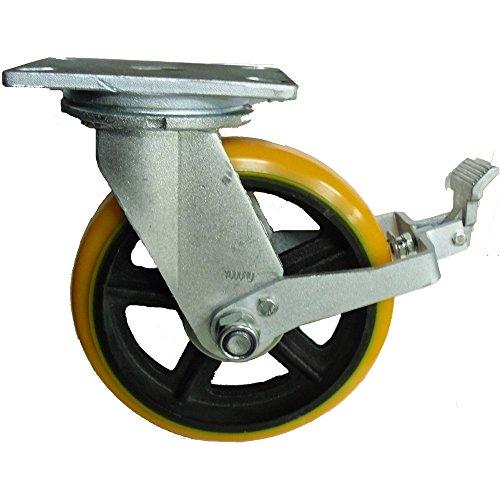 【商品番号】6705980【商品番号】6705980SDUJ200STヨドノ 重量用高硬度ウレタン自在車200φストッパー付8353152建築金具》キャスター JANコード：4582287313463