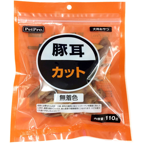 【商品番号】6734975【商品番号】6734975ペットプロジャパン ペットプロ 豚耳カット 110g犬のおやつ》牛耳・豚耳JANコード：4981528361056