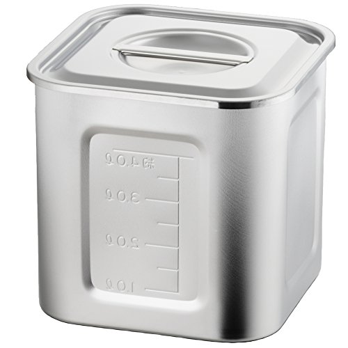 【商品番号】766505【商品番号】766505スギコ産業 AG 18-8目盛付角キッチンポット 12cm(1.6L) 12120 1個保存容器》保存容器・キャニスターJANコード：456012749