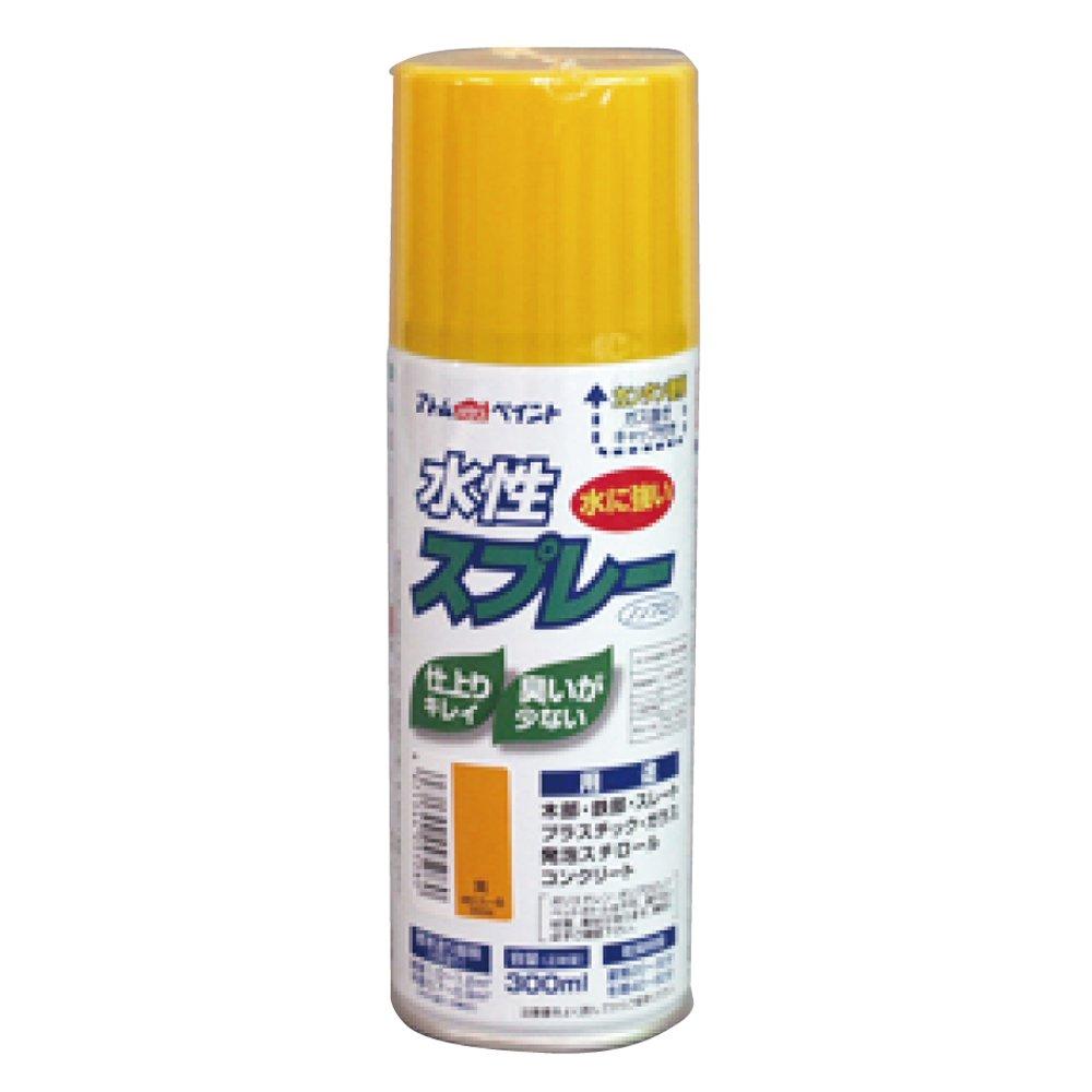 【商品番号】9357833【商品番号】9357833アトムハウスペイント 水性スプレー 300ML 黄塗装材》スプレー塗料JANコード：4971544095080