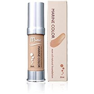 ミューフル 化粧品 マリンカラー オイルフリー ファンデーション 20ml スキンケア メイク 保湿 海洋深層水使用 乾燥肌 敏感肌 脂性肌 myu