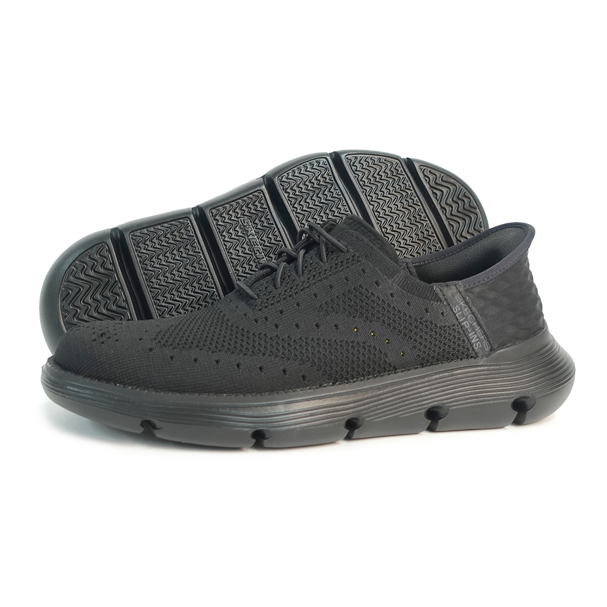 SKECHERS スケッチャーズ ビジネスシューズ スリッポン メンズ ハンズフリー スリップインズ ガルザ パルマ 205303 BBK ブラック GARZA P