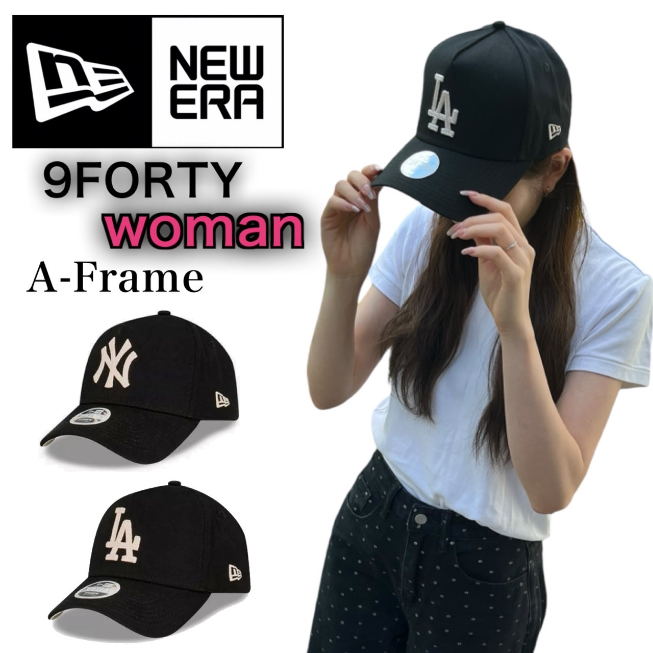 ■ブランド/NEWERA(ニューエラ) ■アイテム/9FORTY WOMEN MLB CHAIN STITCH STRAPBACK PARA MUJER ■素材/コットン、ポリエステル ■サイズ(平置