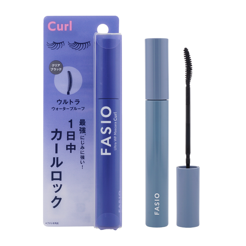 FASIO ファシオ ウルトラ WPマスカラ（カール）03 クリアブラック 6g ウォータープルーフ 無香料 繊維なし マスカラ アイメイク [ギフト