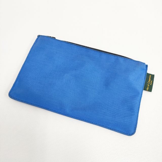 Herve Chapelier フラットポーチ 小物入れ ポーチ ブルー レディース エルベ・シャプリエ【中古】5-0802G∞