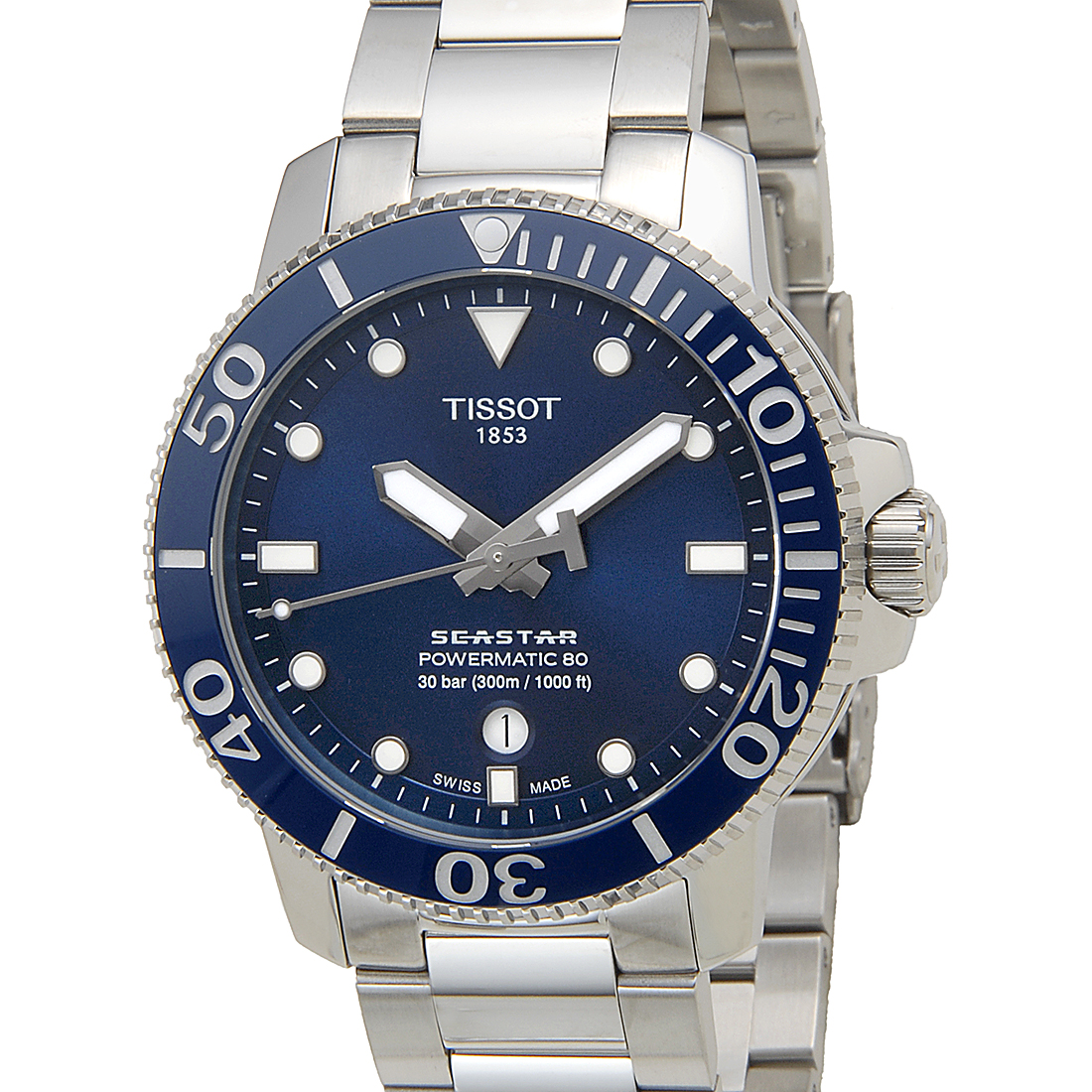 TISSOT ティソ シースター 1000 ブルー T120.407.11.041.03 メンズ 腕時計