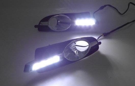 適用: ビュイック/BUICK ラクロス LED DRL デイタイムランニングライト 高光度 ガイド 4 ビーズ AL-HH-0657 AL