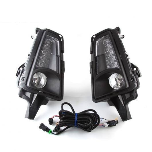 AL 2ピース LED デイタイムランニングライト 適用: トヨタ ハイエース 2019 2020 2021 デイ ライト ホワイト ウインカー ライト イエロー 12V AL-OO-0851 デイタ