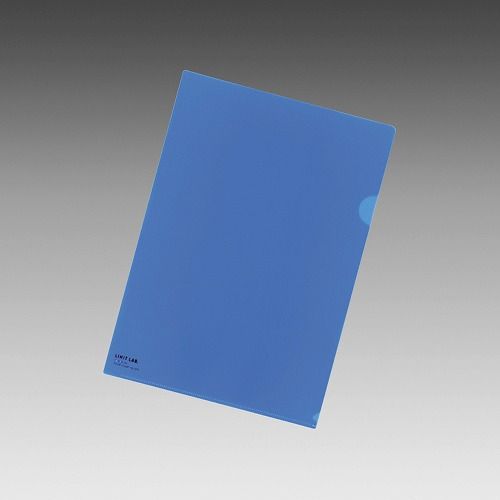 リヒトラブ(Lihit lab.) クリヤーホルダー 青 A4 入数：1パック(5枚) F-78-8(21752) ファイル ファイルケース クリヤー クリア クリアー ホルダー ブルー BLUE ク