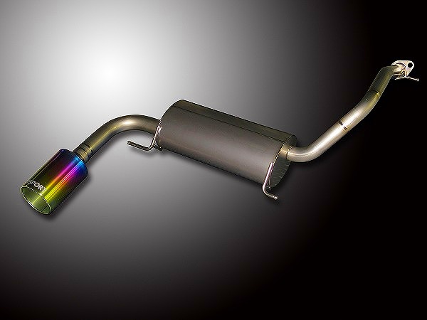 D-SPORT/Dスポーツ フルチタンマフラー ダイハツ コペン LA400K MT CVT 2014年06月〜 左側1本出しテール リヤピースのみ交換タイプ 17400