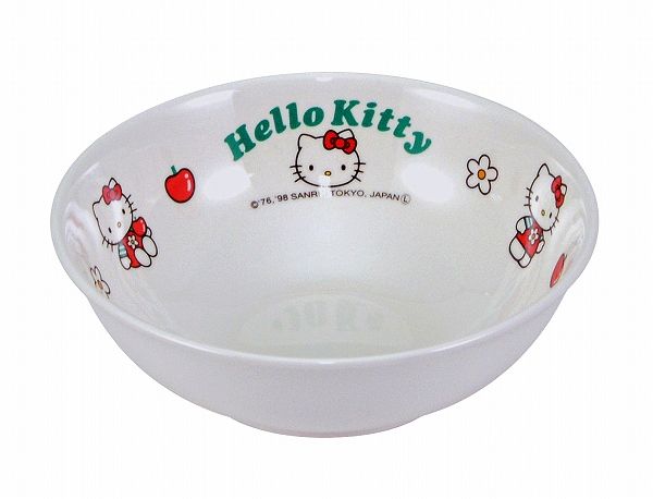 ニューキティ メラミン 子供食器 ラーメン丼 MC-11NK(0382050) HELLO KITTY ハローキティ キティ キティちゃん 猫 ネコ 子供食器 お子様食器 子供用食器 ランチプレート 